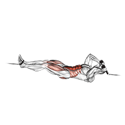 cable tuck reverse crunch