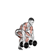 dumbbell clean