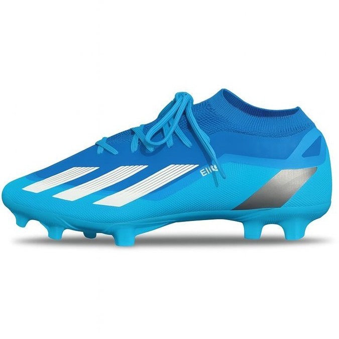 کفش فوتبال آدیداس مسی Crazy Fast سفید آبی