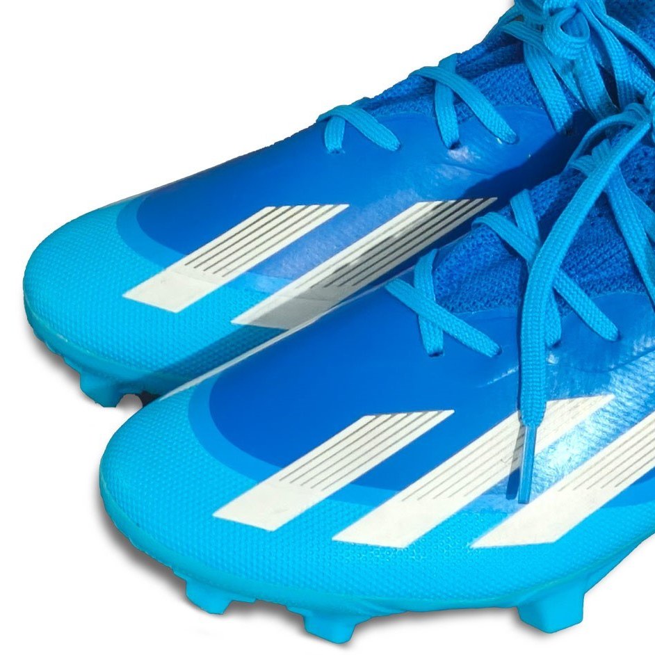 کفش فوتبال آدیداس مسی Crazy Fast سفید آبی