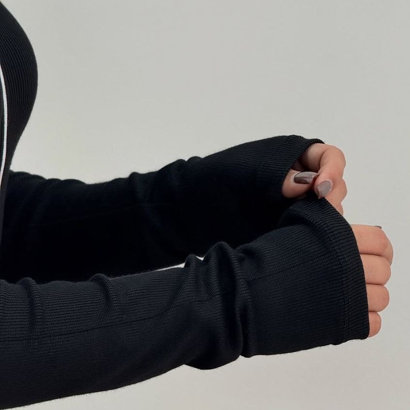 سرهمی ورزشی زنانه مشکی