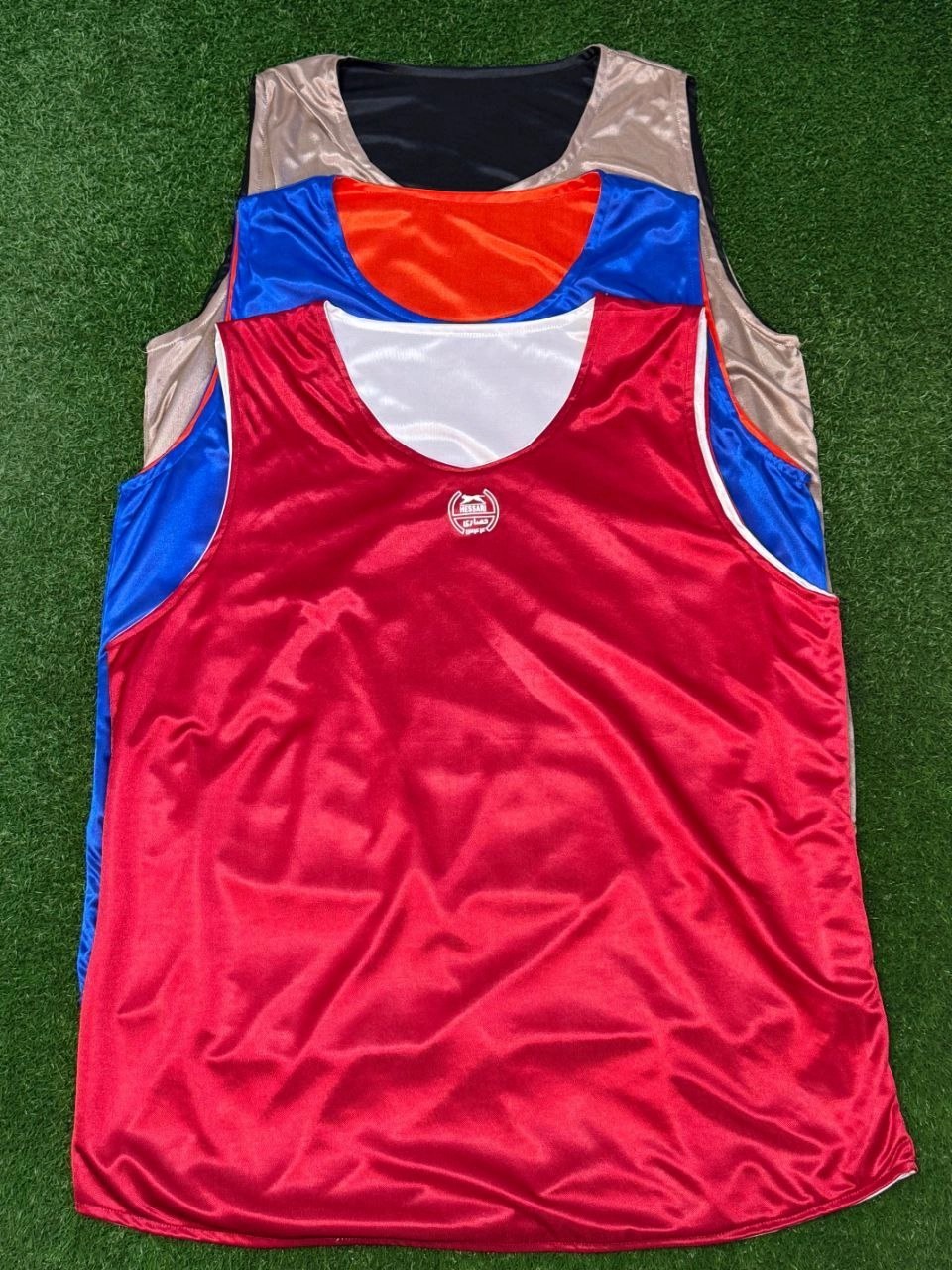 کاور ورزشی دورو فری سایز مشکی و بژ