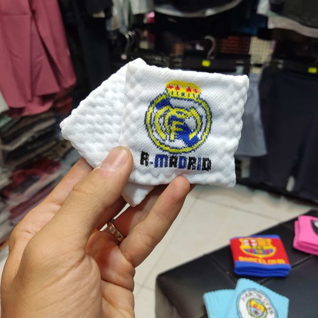 مچبند حوله ای بچه گانه فوتبالی (جفتی)