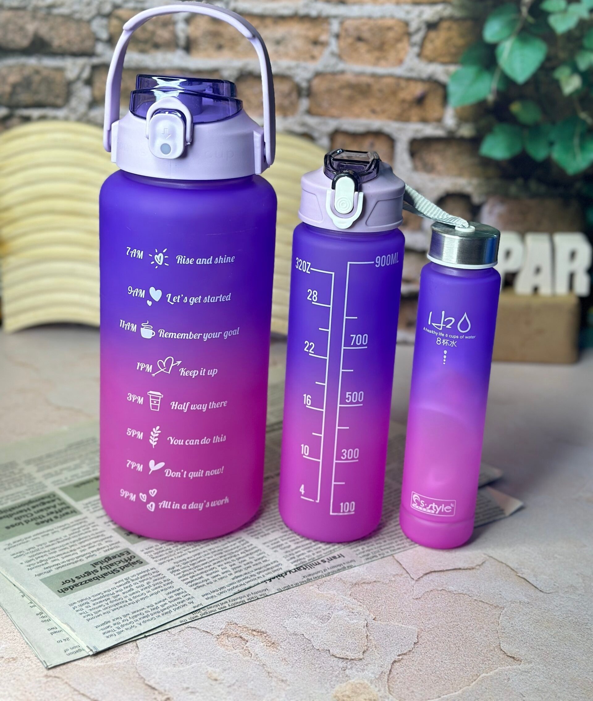 قمقمه ۳ قلو گنجایش ۲ لیتر بسته ۳ عددی