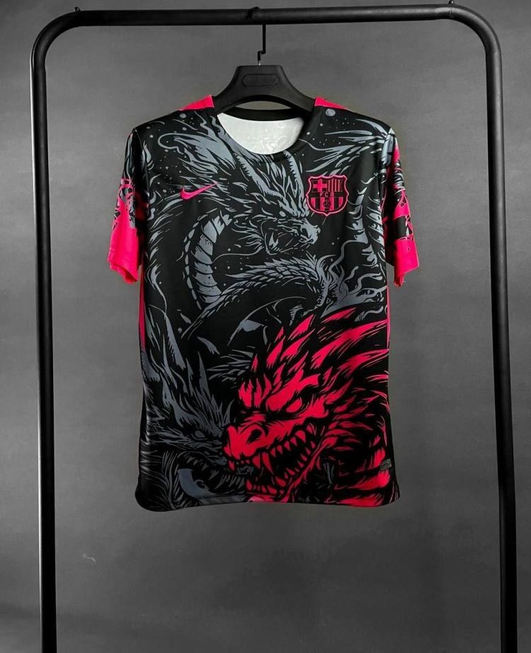 کیت فوتبال بارسلونا طرح دراگون ۲۰۲۶