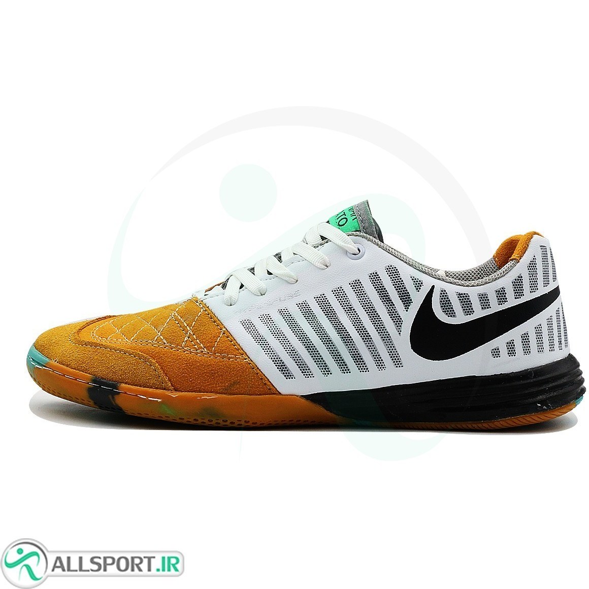 کفش فوتسال نایکی لونارگتو سایز ۴۰ تا ۴۵ رنگ آبی و سفید