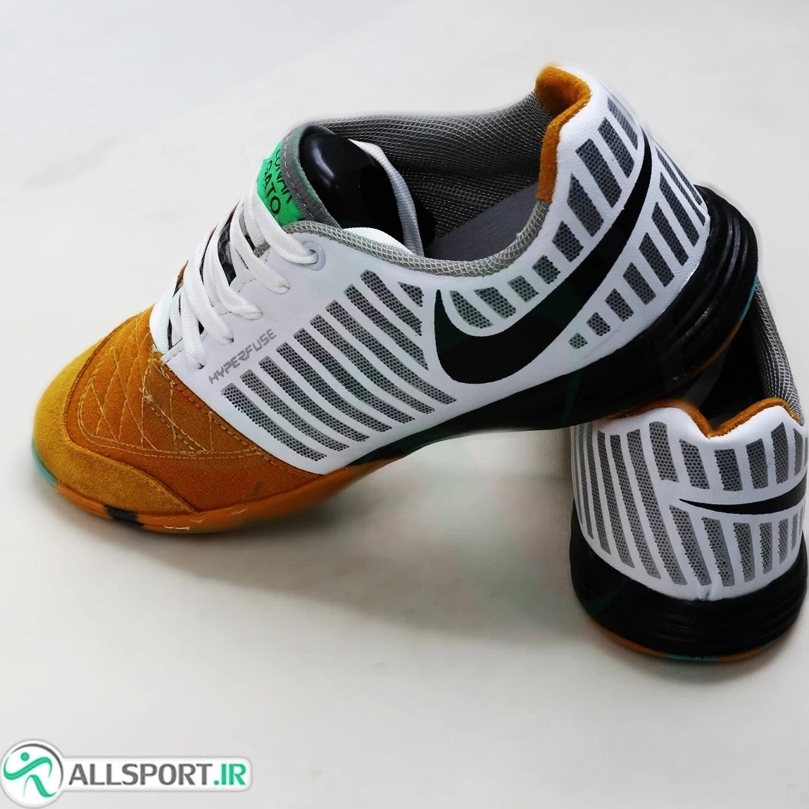 کفش فوتسال نایکی لونارگتو سایز ۴۰ تا ۴۵ رنگ آبی و سفید