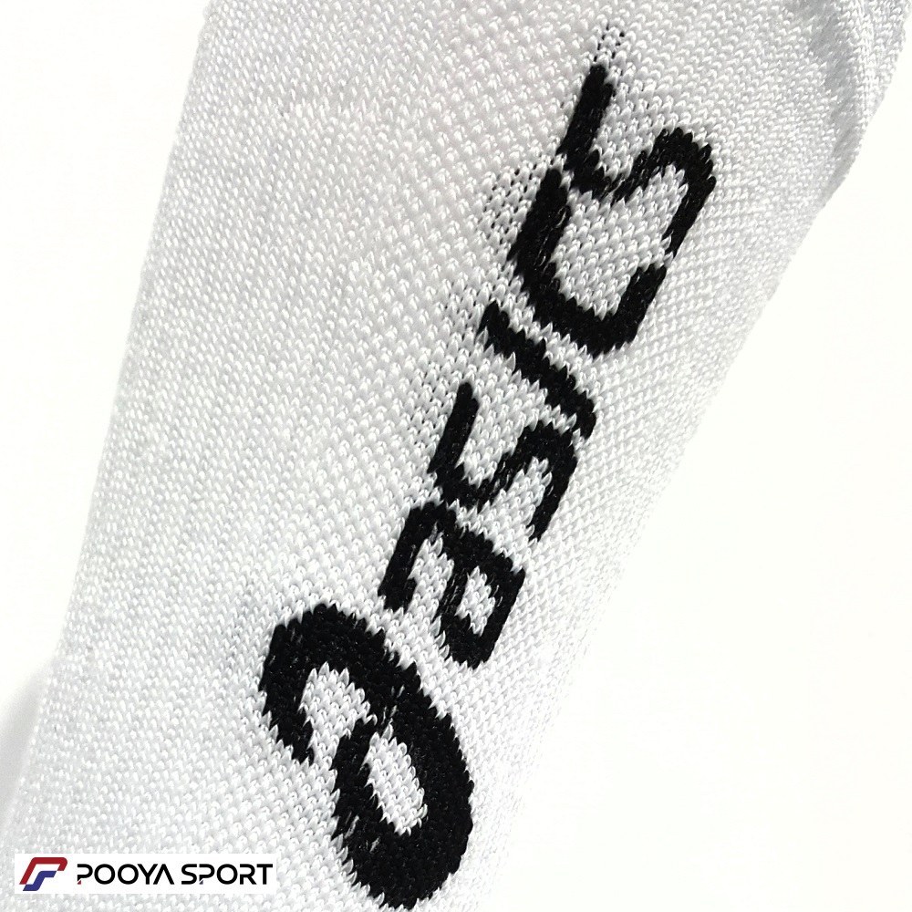جوراب ورزشی حوله‌ای اسیکس ساق متوسط سفید