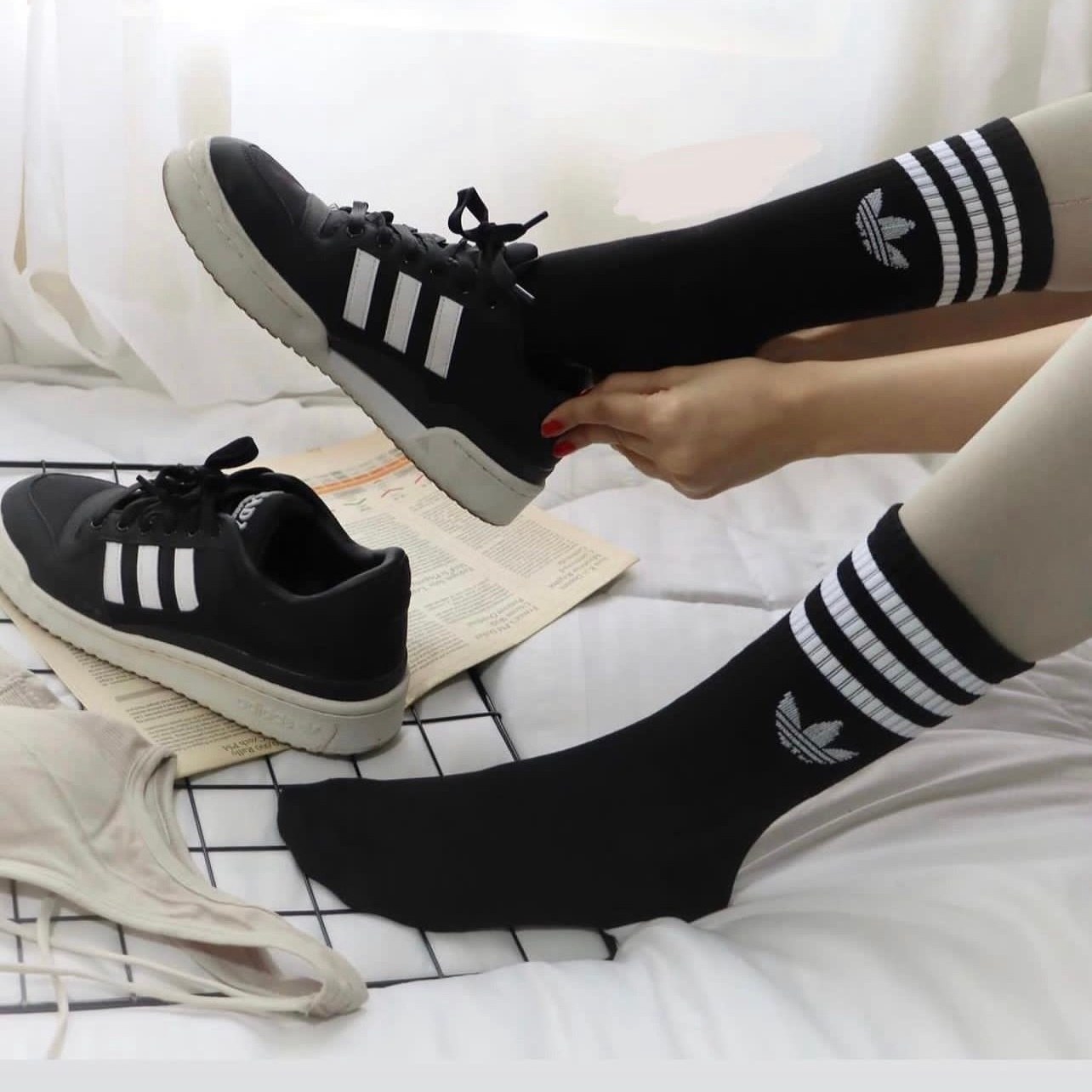 جوراب ورزشی آدیداس ساق بلند