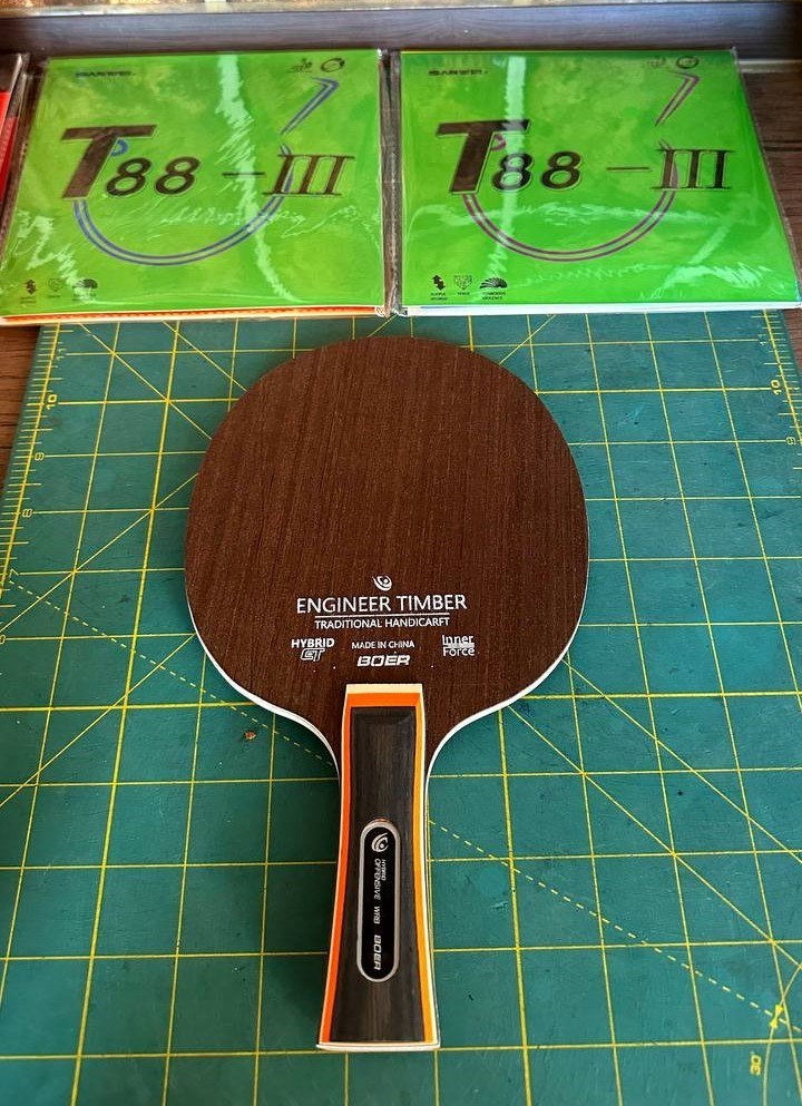 چوب راکت پینگ پنگ بوئر کربن