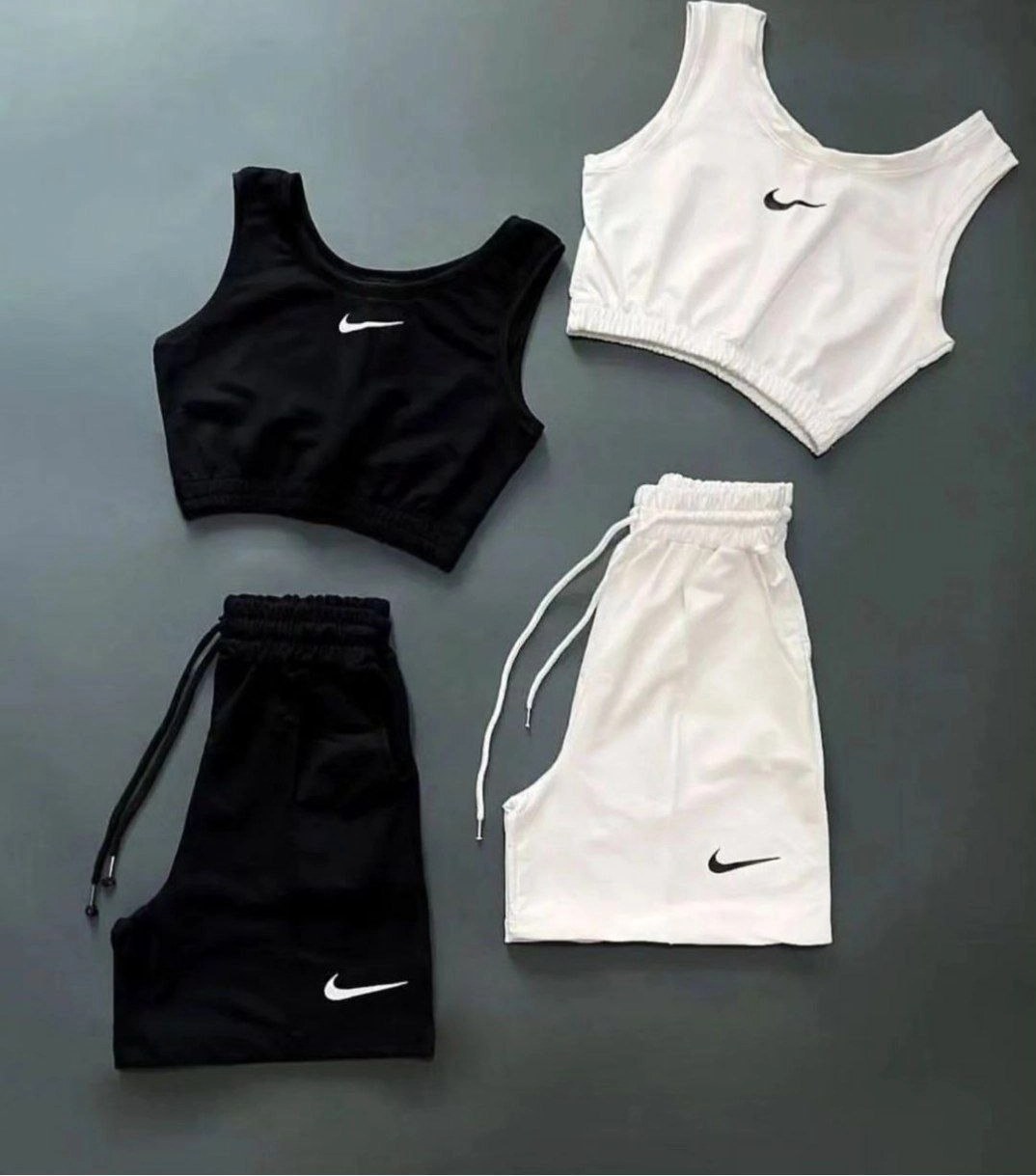 ست ورزشی زنانه نایک سایز ۳۶ تا ۴۴ رنگ طوسی ملانژ