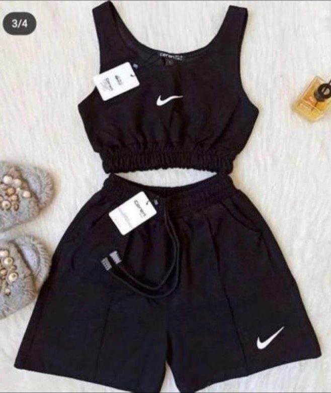 ست ورزشی زنانه نایک سایز ۳۶ تا ۴۴ رنگ طوسی ملانژ