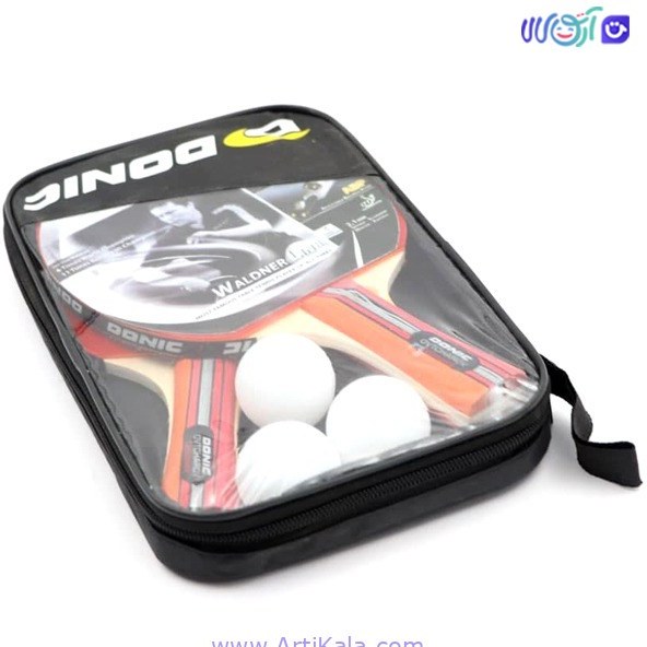 راکت پینگ پنگ دونیک مدل Ovtcharov Caro Speed بسته ۲ عددی به همراه توپ