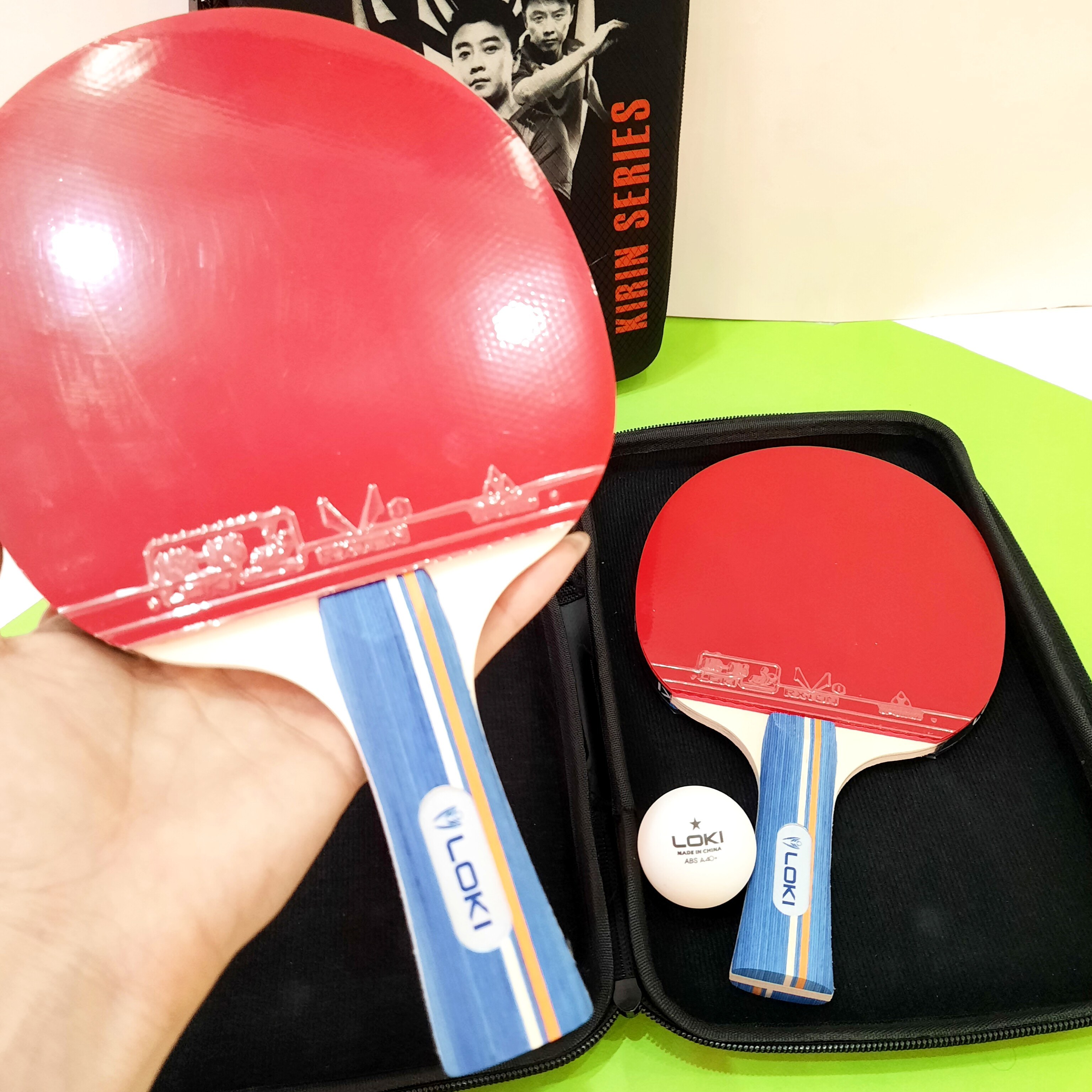 راکت پینگ پنگ لوکی مدل K3000 جفتی