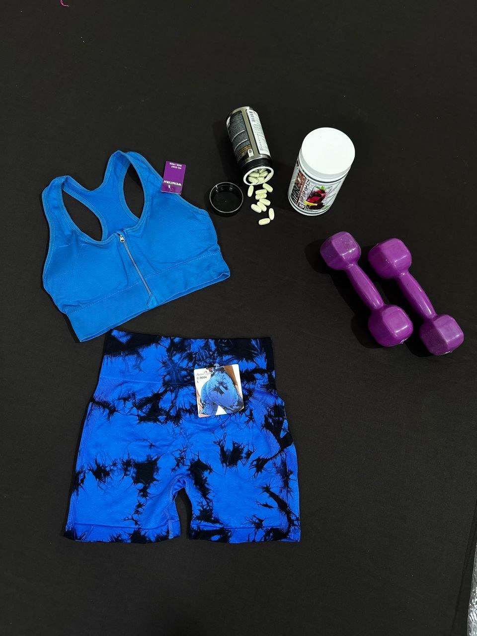 شورتک ورزشی زنانه بنفش، صورتی، سبز، آبی، سفید