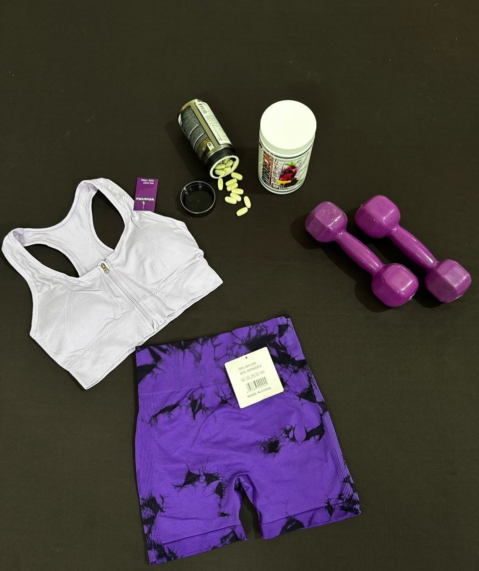 شورتک ورزشی زنانه بنفش، صورتی، سبز، آبی، سفید