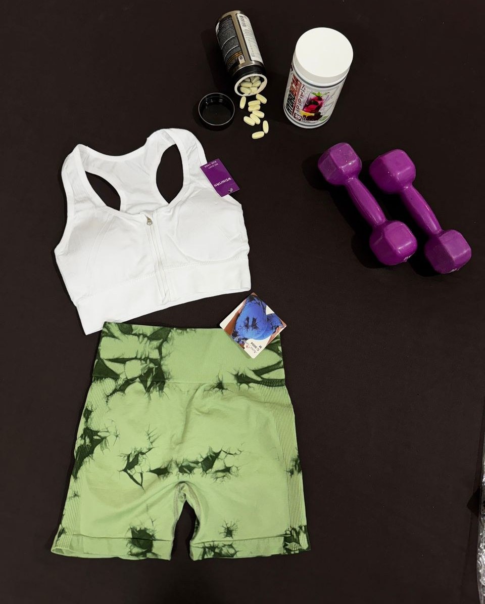 شورتک ورزشی زنانه بنفش، صورتی، سبز، آبی، سفید