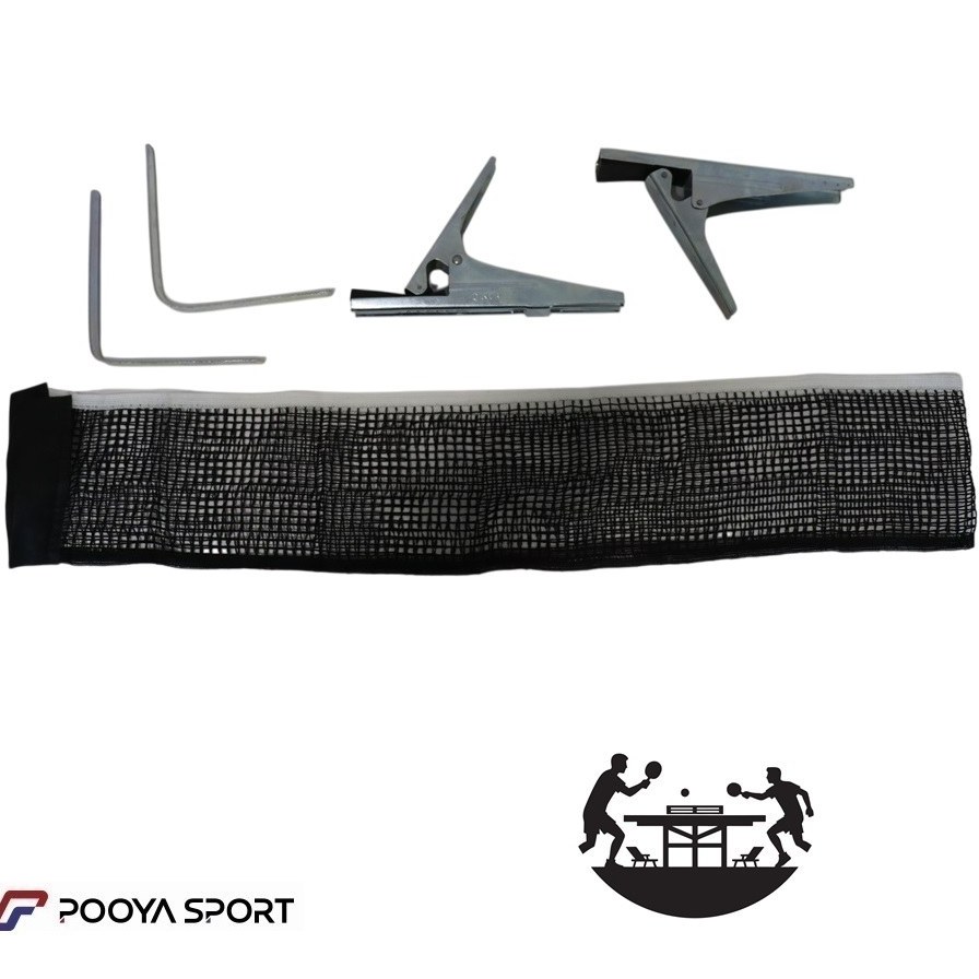 تور و گیره میز پینگ پنگ مدل انبری (ست کامل)