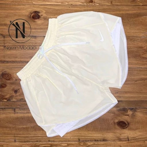 شورتک ورزشی زنانه آیرو کشاله دار رنگی