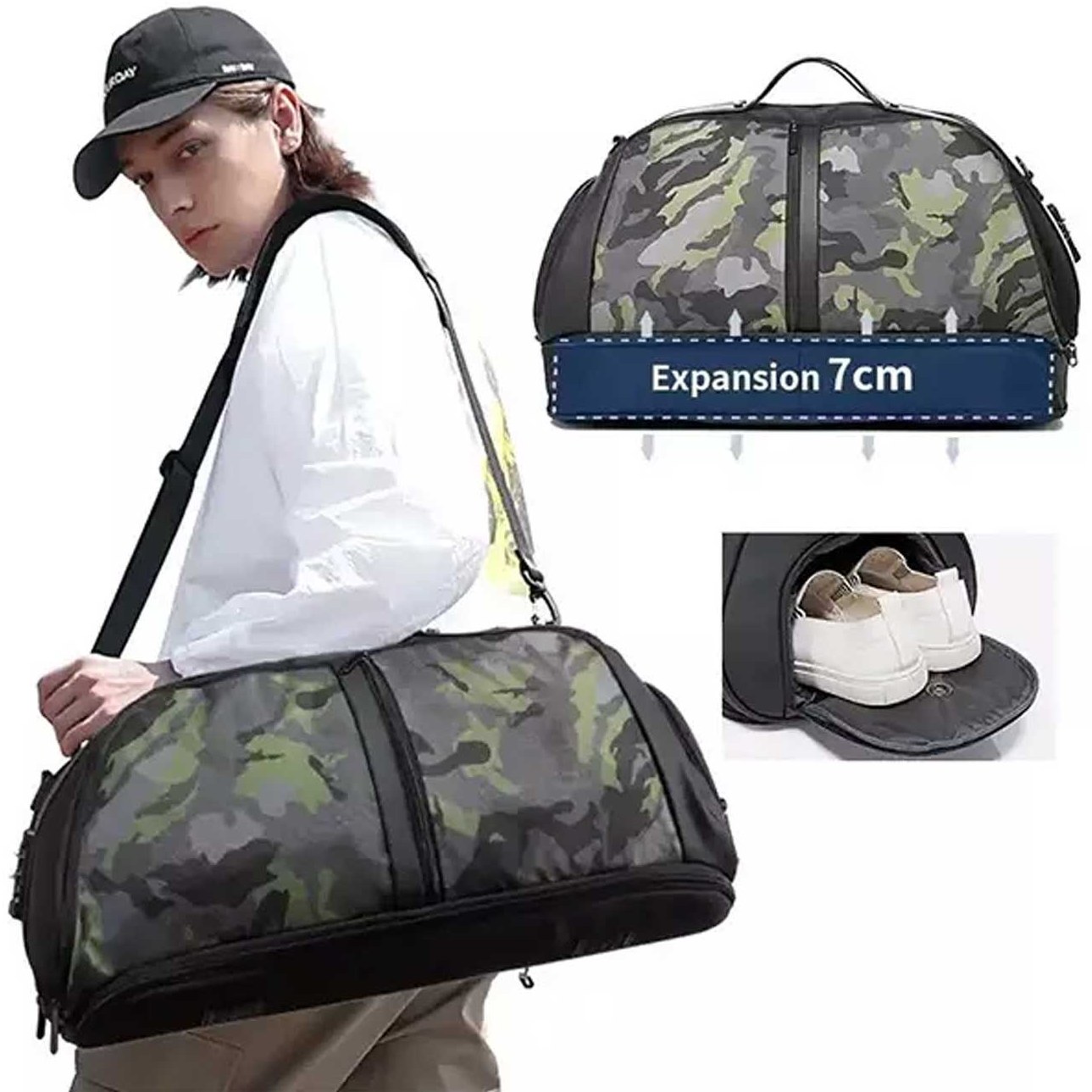 ساک ورزشی بنج مدل BG77178 ضدآب با قابلیت افزایش حجم