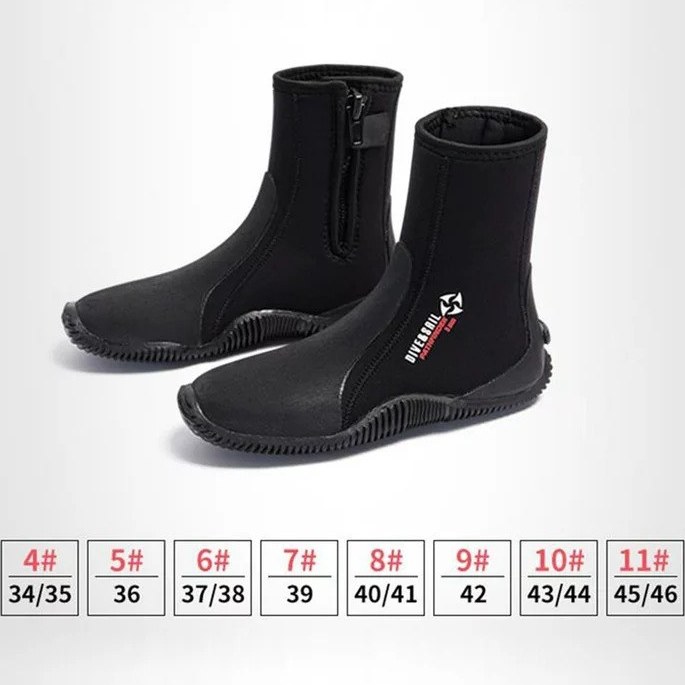 بوت غواصی Dive & Sail مدل 5mm Scuba Diving Boots