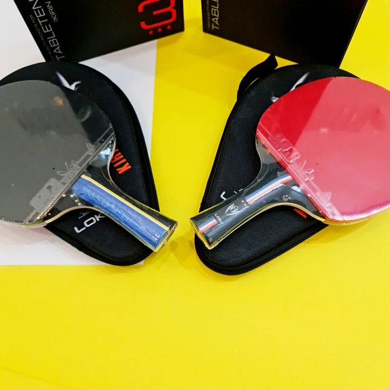 راکت پینگ پنگ لوکی مدل K-3 سه ستاره با کیف