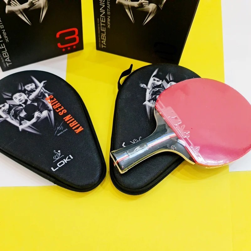 راکت پینگ پنگ لوکی مدل K-3 سه ستاره با کیف