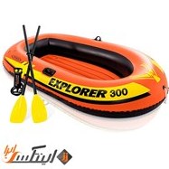 قایق بادی اینتکس مدل Explorer 300 ظرفیت ۳ نفره با لوازم