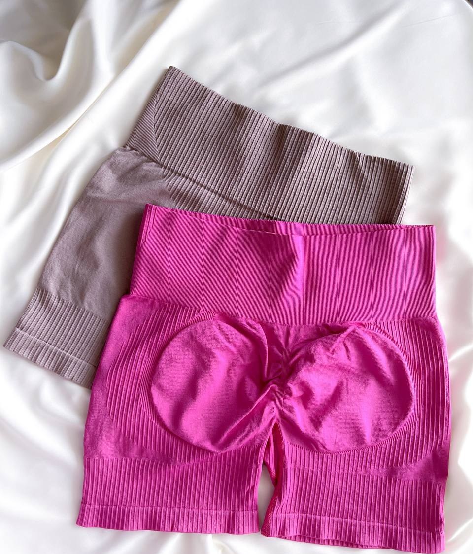 شلوارک ورزشی زنانه صورتی