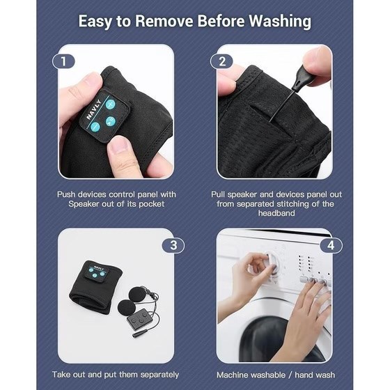 هدبند و هدفون ورزشی بلوتوثی ناولی مدل NAH001