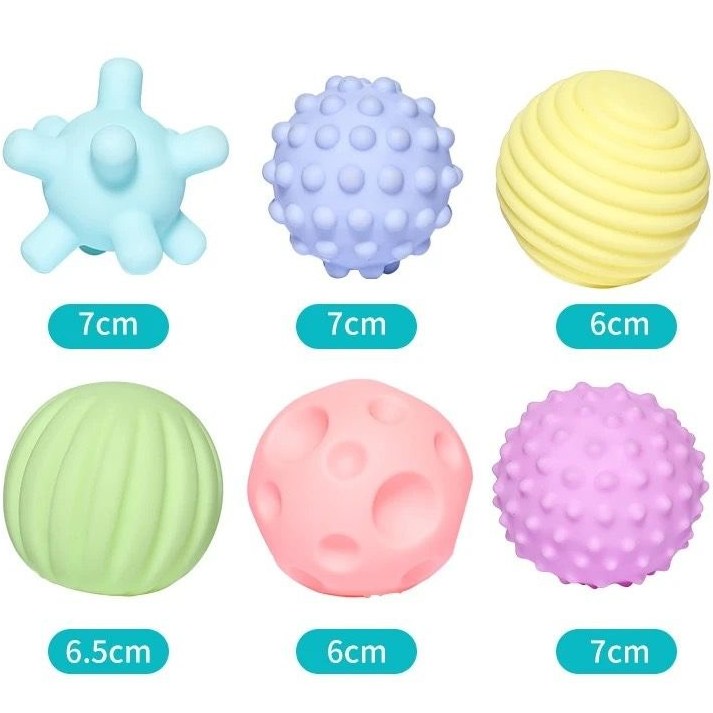 توپ حسی سیلیکونی ۶ عددی