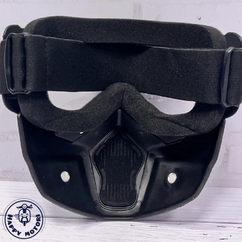 فیس ماسک موتور سواری با طلق دودی/شفاف
