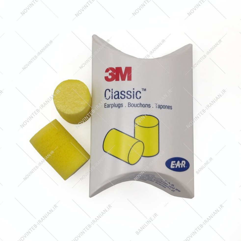 گوش گیر اسفنجی تری ام مدل Classic Earplug بسته 2 عددی