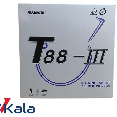 رویه راکت پینگ پنگ سانوی مدل T88-III بسته دو عددی