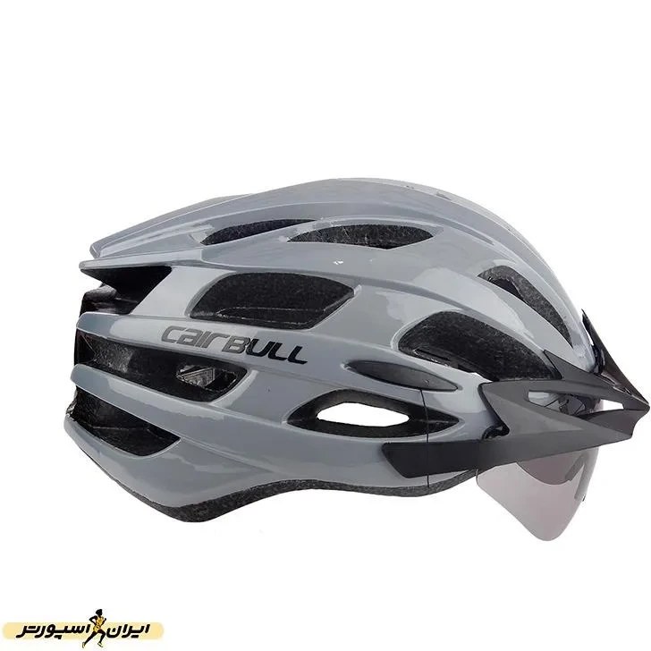 کلاه دوچرخه سواری کربول مدل CB10 عینک‌دار و چراغ‌دار
