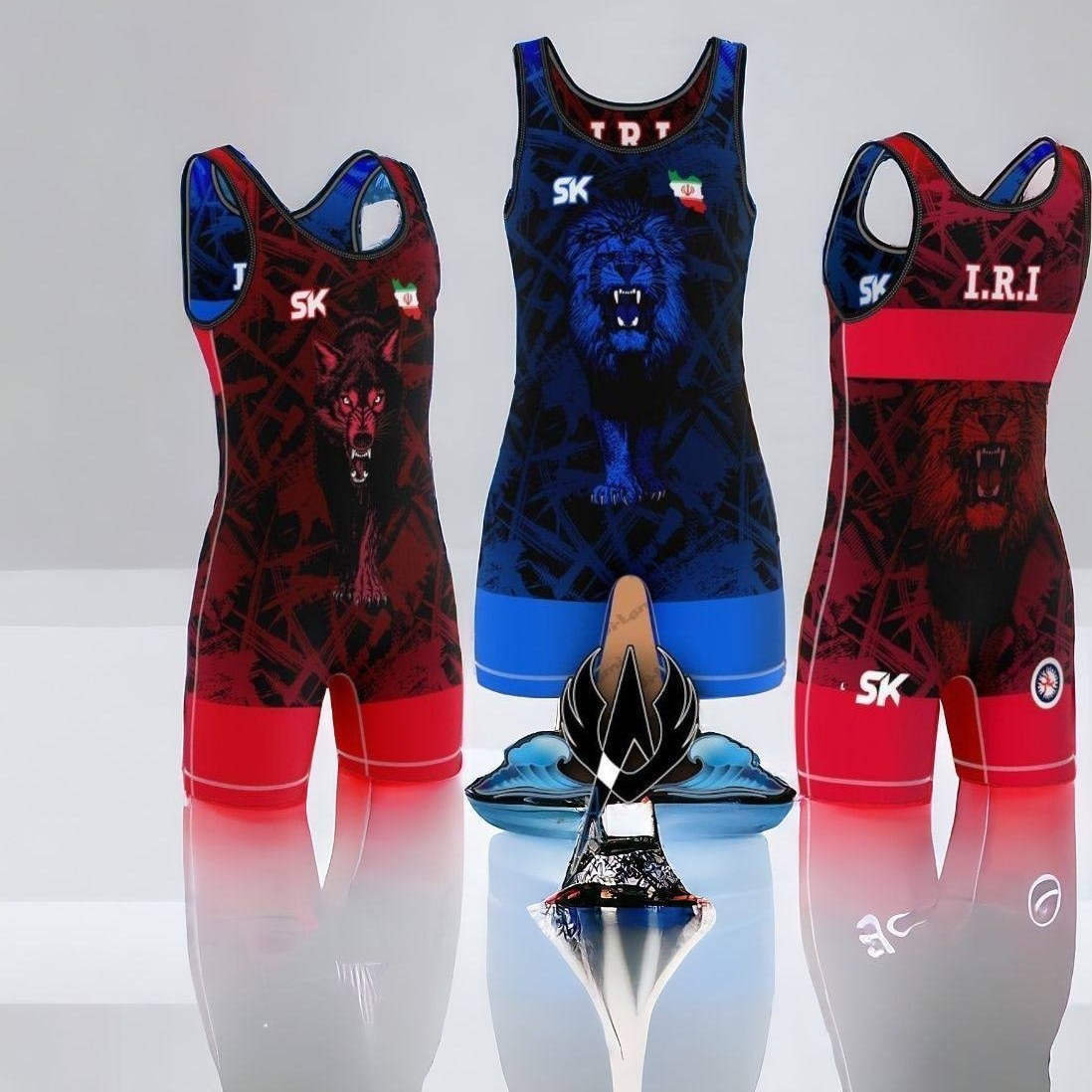 دوبنده کشتی دورو مدل JA23 طرح شیر و گرگ