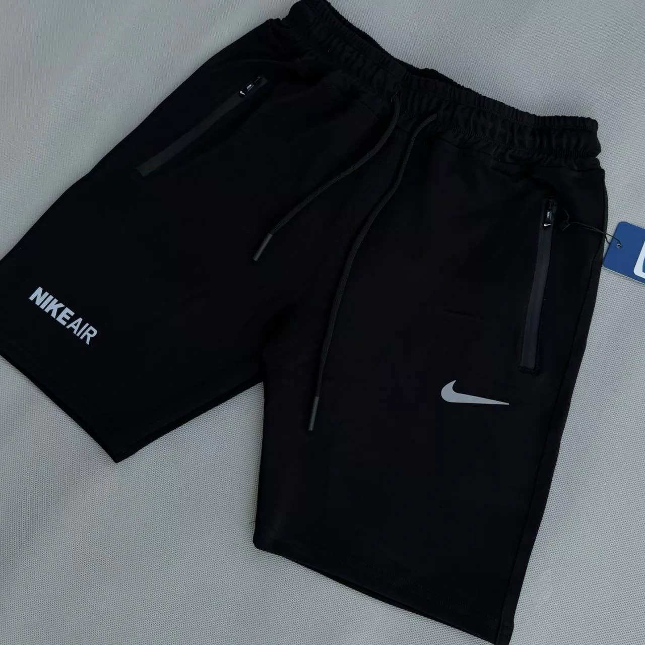 شلوارک غواصی نایکی جنس غواصی رنگ مشکی و طوسی