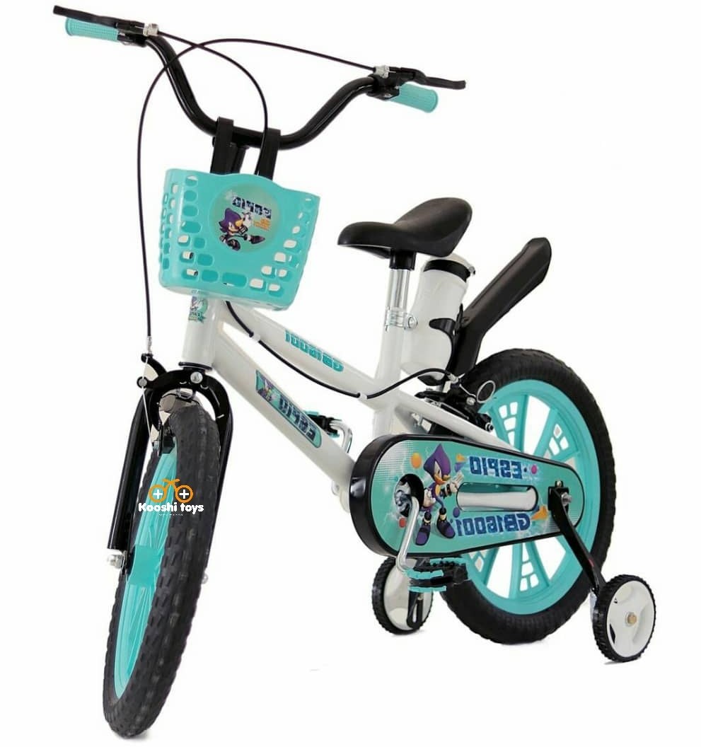 دوچرخه کودک سایز ۱۶ اینچ با تکیه‌گاه