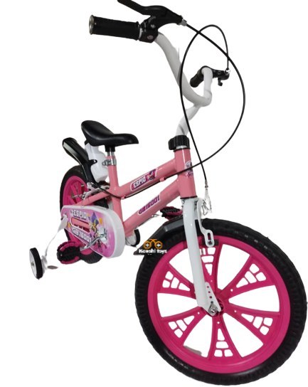 دوچرخه کودک سایز ۱۶ اینچ با تکیه‌گاه