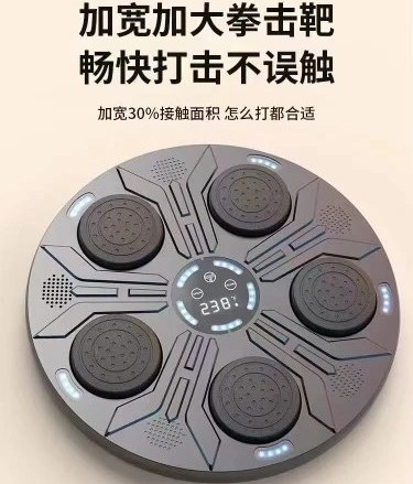 دستگاه بوکس موزیکال دیواری هوشمند همراه با دستکش