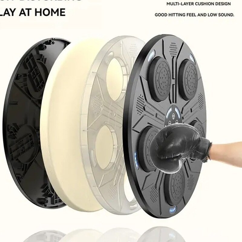 دستگاه بوکس موزیکال دیواری هوشمند همراه با دستکش