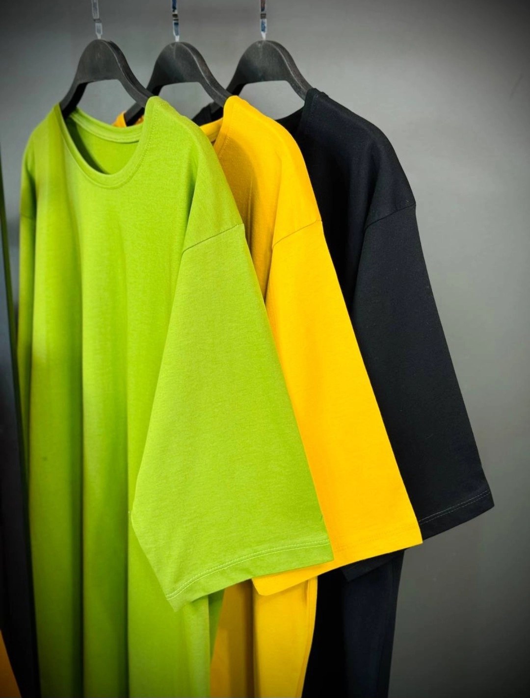 تیشرت لانگ زنانه ساده قواره آزاد رنگبندی