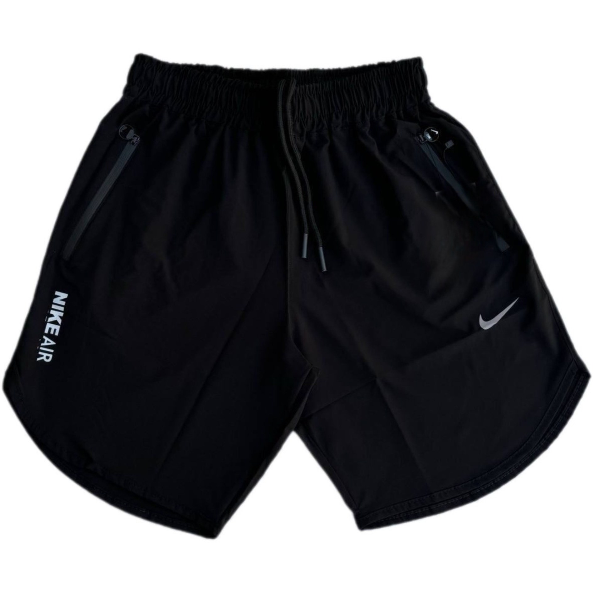 شلوارک ورزشی نایکی سایز ۳XL تا L رنگ طوسی و مشکی و سرمه‌ای