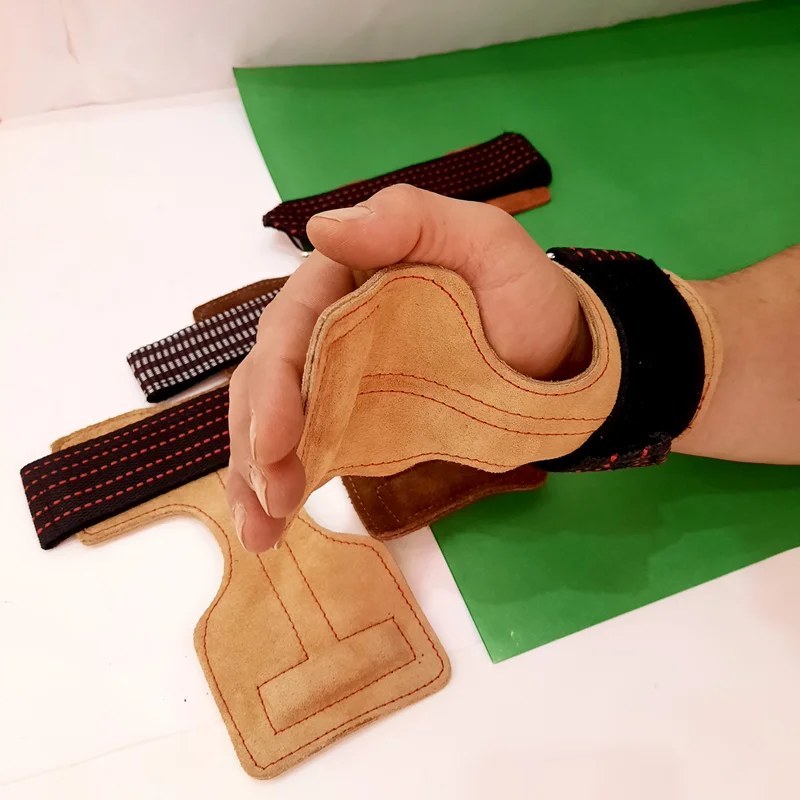 مچ بند و کف بند چرمی ۳ کاره بدنسازی