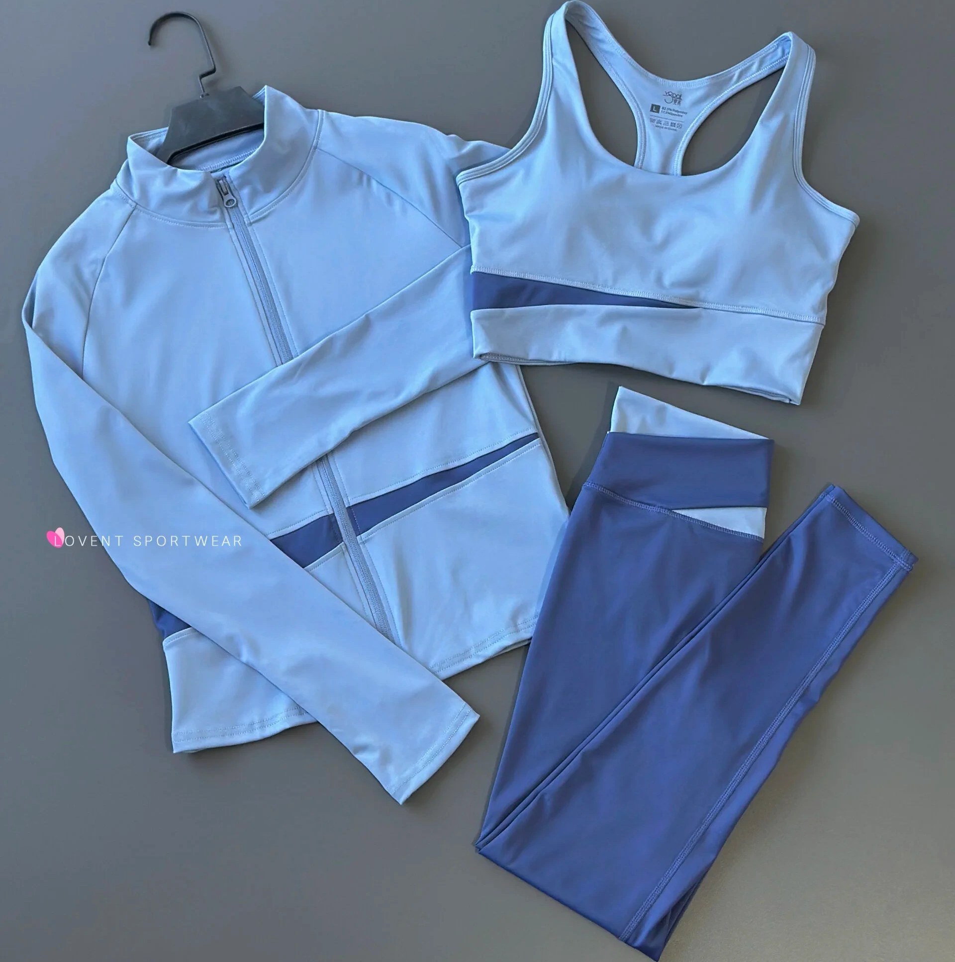 ست ورزشی زنانه سه تیکه کد ۳۹۷