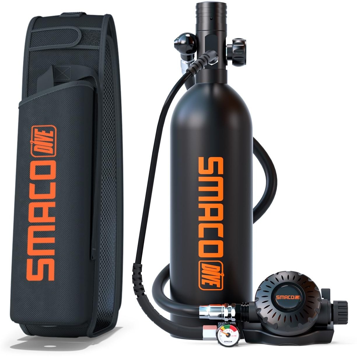 سیلندر ۲ لیتری غواصی با تجهیزات کامل smaco