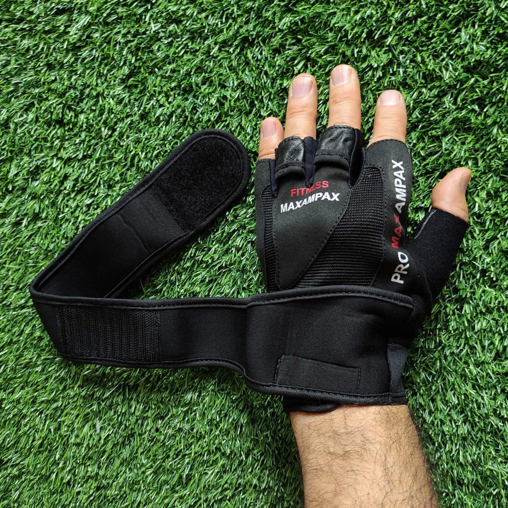 دستکش بدنسازی مردانه نیمه انگشتی ماراتن