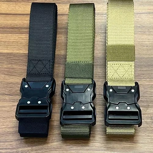 کمربند تاکتیکال سگک ترکیبی بند برزنت مقاوم مناسب کوهنوردی و نظامی