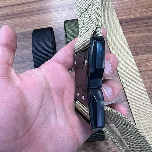 کمربند تاکتیکال سگک ترکیبی بند برزنت مقاوم مناسب کوهنوردی و نظامی