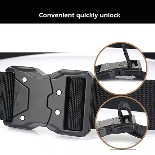 کمربند تاکتیکال سگک ترکیبی بند برزنت مقاوم مناسب کوهنوردی و نظامی